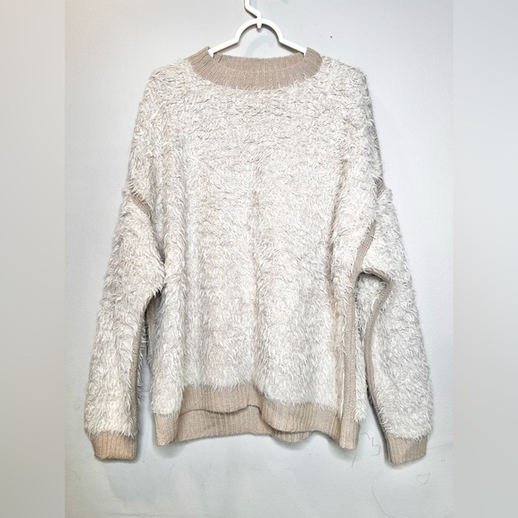NWOT Lauren Manoogian Sherpa Crewneck Baby Alpaca Sweater Size 3 / Large - Picture 3 of 7